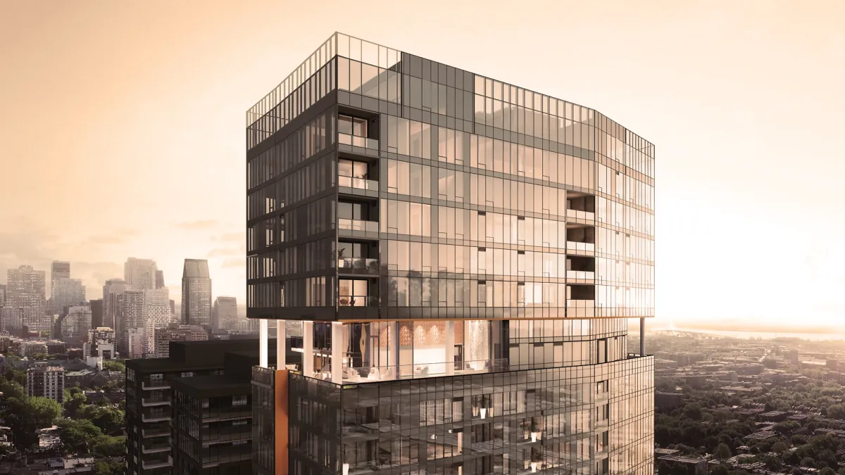 Vue du projet 1111 Atwater