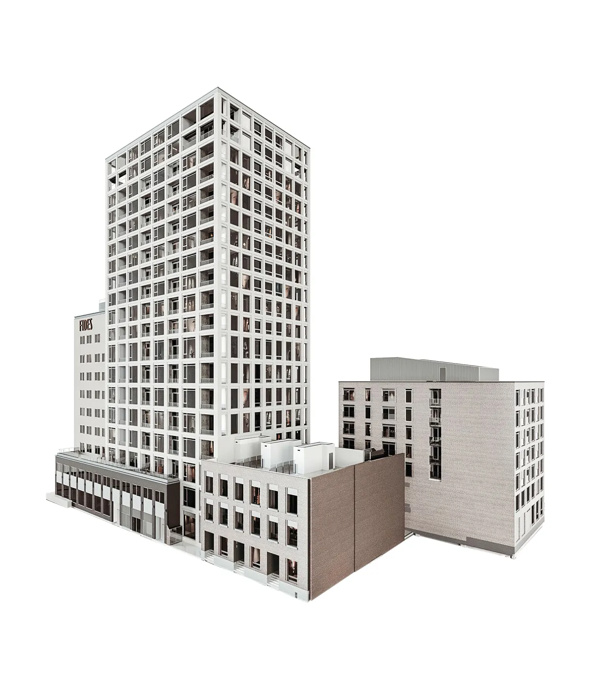 Vue du projet La Tour Fides