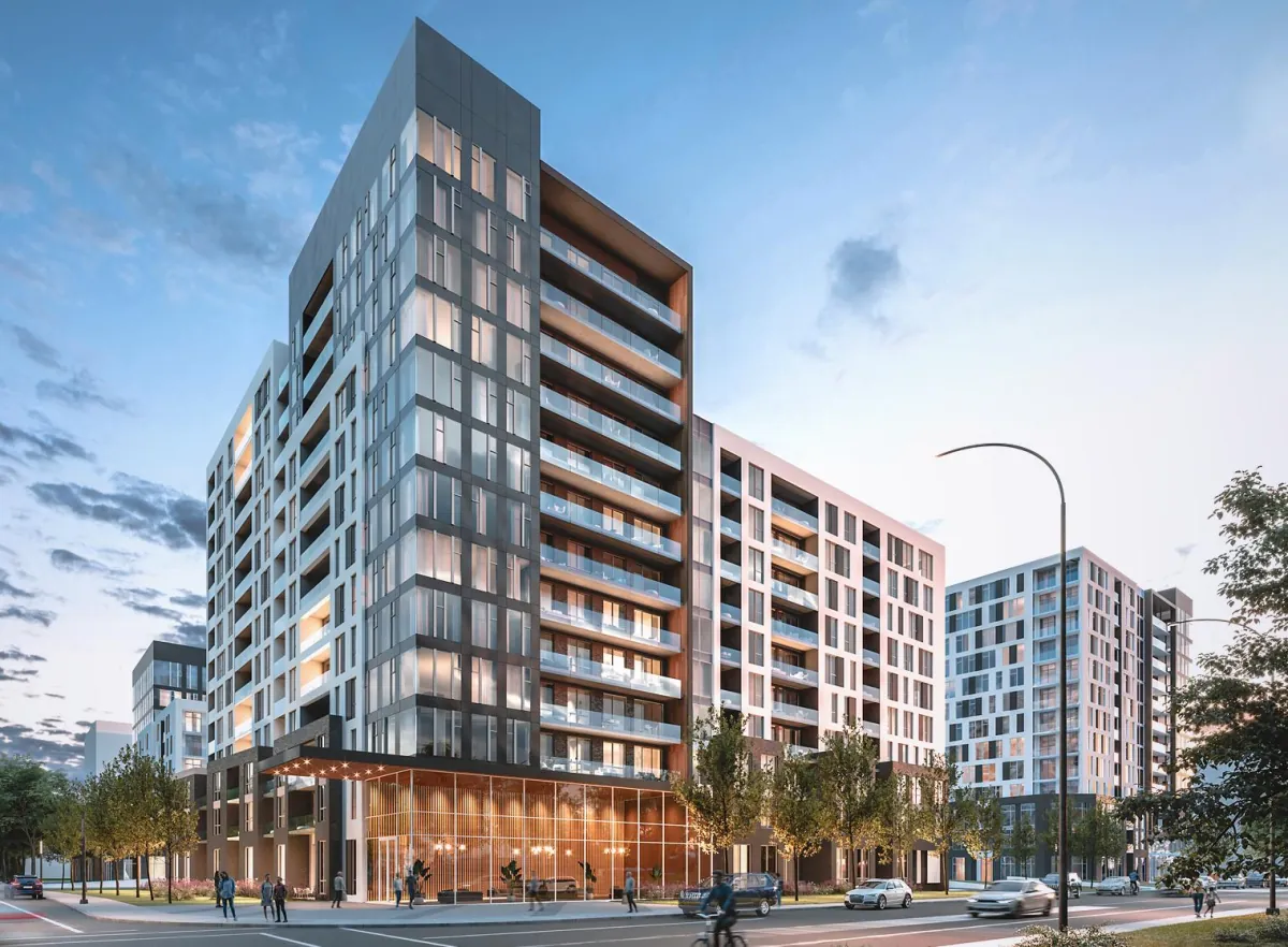 Vue du projet Monarc Condos